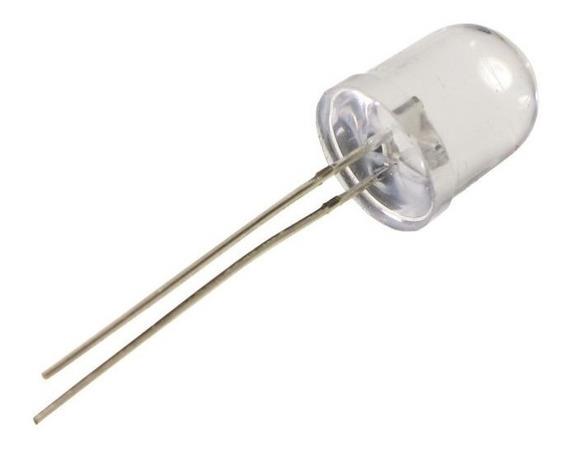 Led Redondo 8mm Amarillo Water Clear